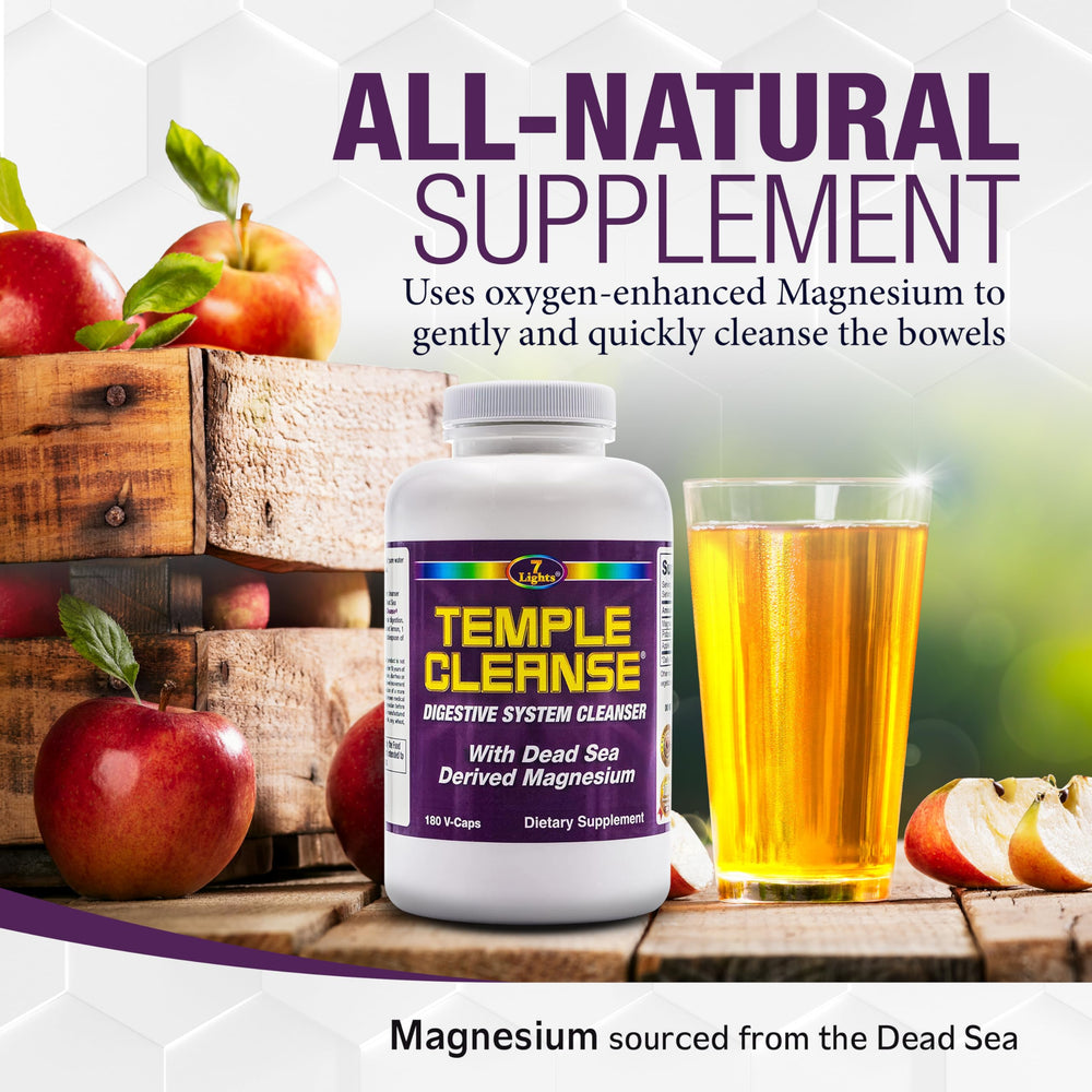 Temple Cleanse oxygen-based detox bottle