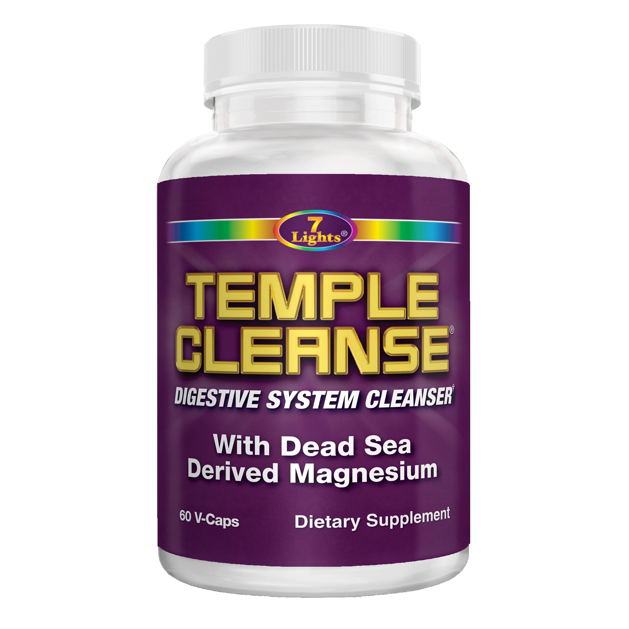 Temple Cleanse Oxygen Detox bottle label with oxygen imagery