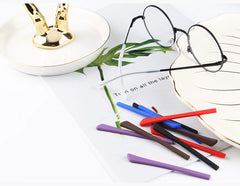 Product shot showing 1 pair of blue temple end tips