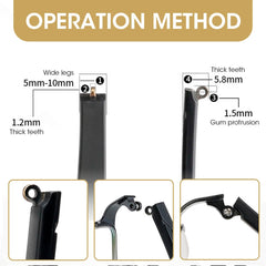 Textured black replacement temple arm