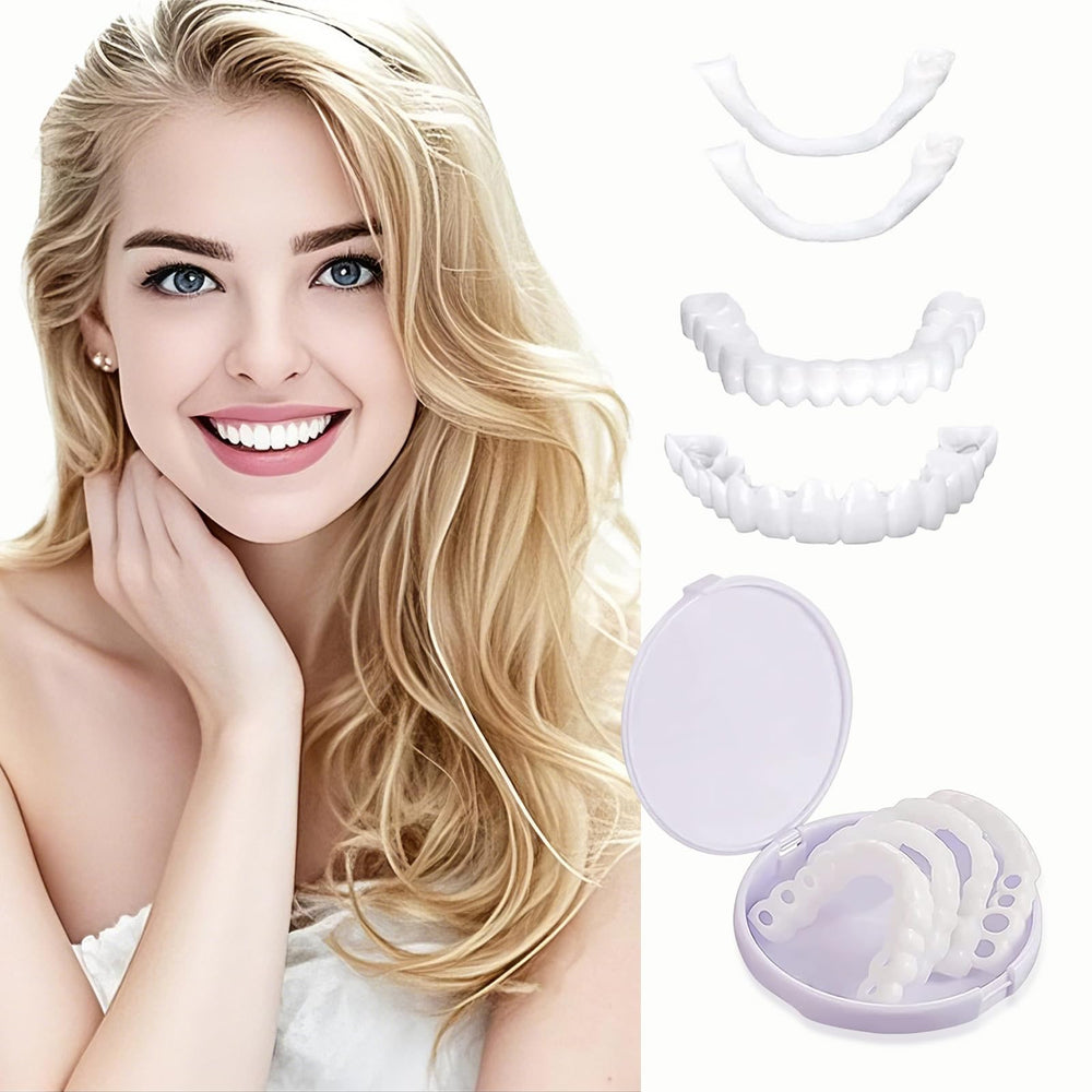 Temporary Veneers Kit - natural-looking tooth replacement for women and men