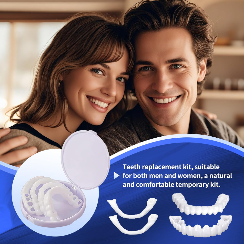Model wearing Temporary Veneers Kit AK03