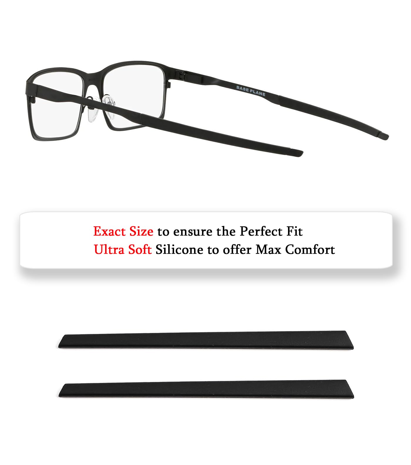 Soft silicone earsocks for Oakley Base Plane OX3232/OX3241 - image 2