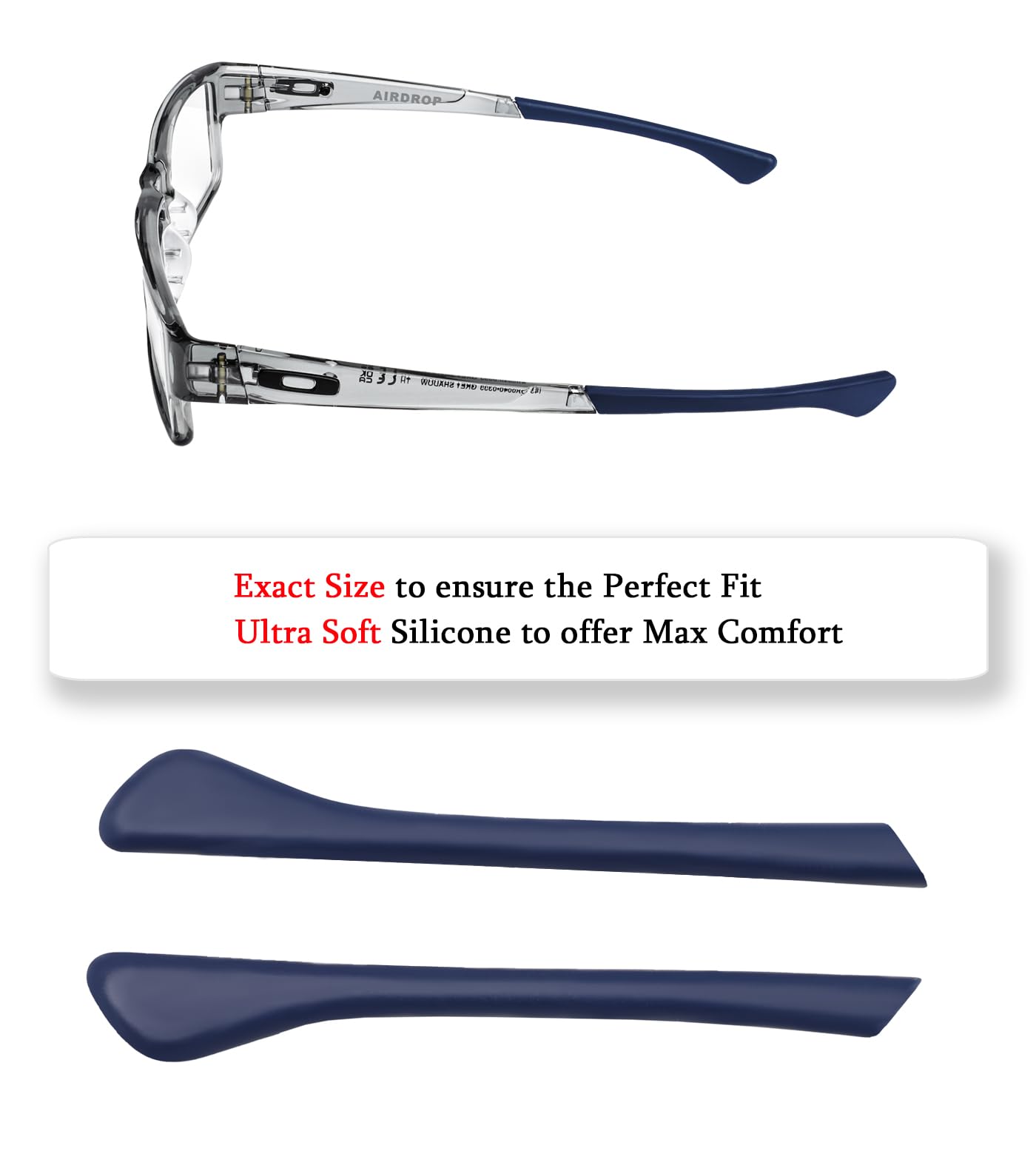 Blue TenDye replacement earsocks packaging and components