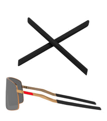TenDye replacement earsocks for Oakley Sutro TI OO6013 frame – black rubber