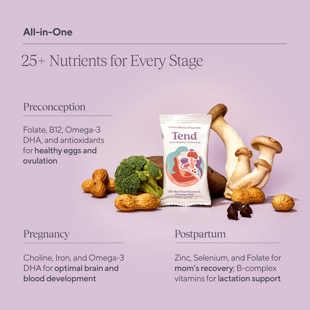 Texture and appearance of Tend Daily Prenatal Bar