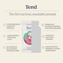 Peanut Butter Choc 3ct Tend Prenatal Bar front