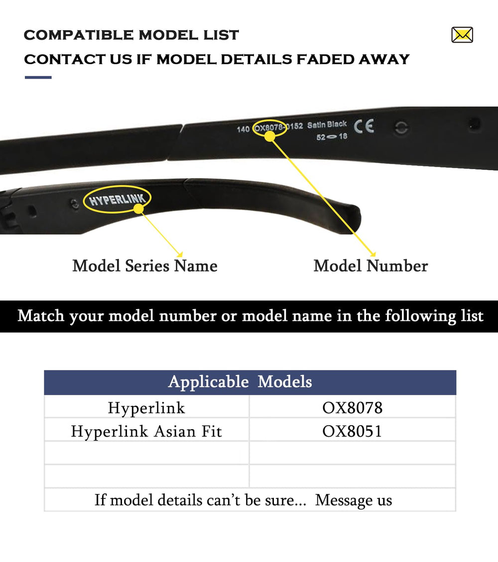Installing TenDye earsocks on Oakley Hyperlink frame with lubricant
