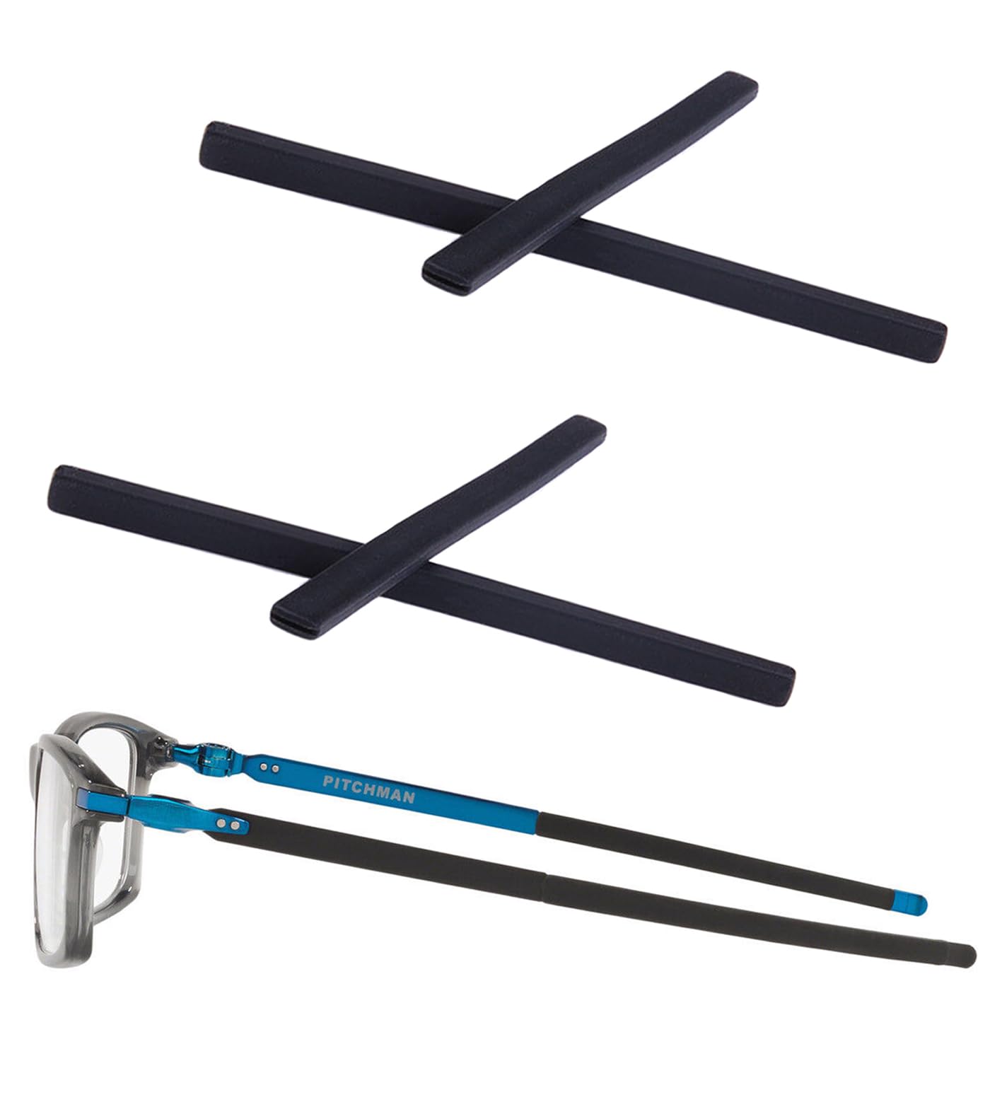 Two pairs of TenDye soft silicone earsocks for Oakley Wheel House RX OX8166 and OO9469 frames