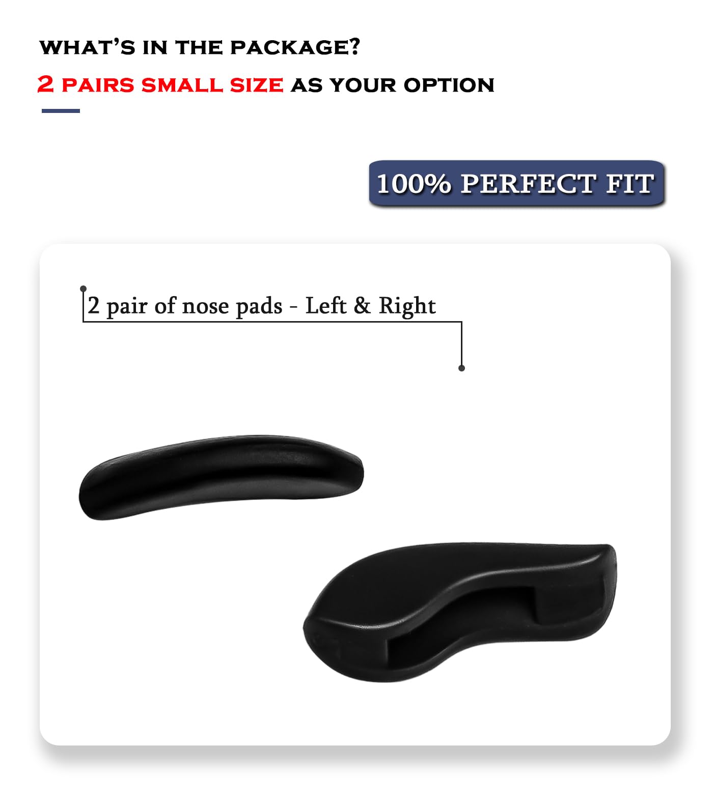 TenDye replacement nose pads for Oakley X Squared OO6011 sunglasses