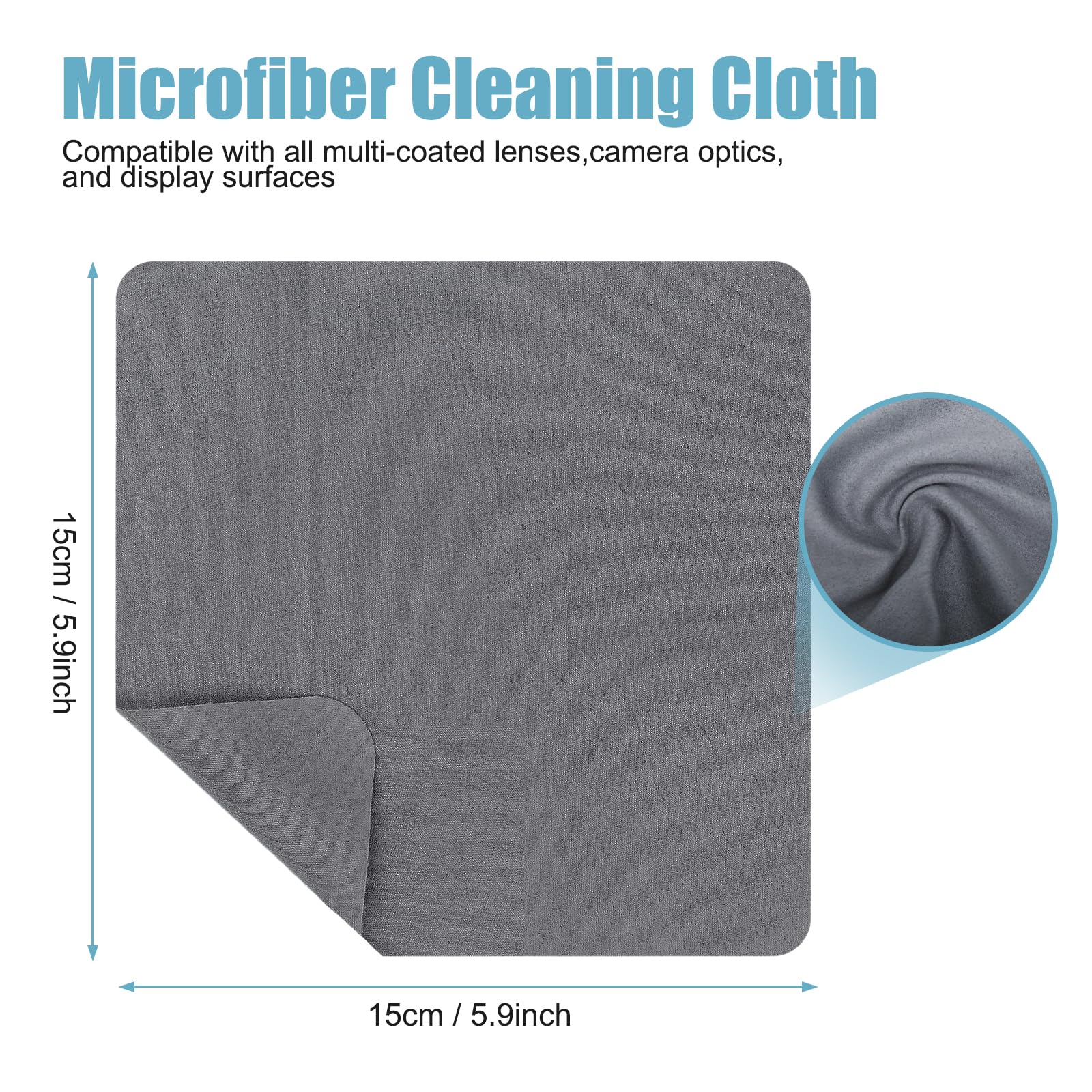 Cloth for cleaning cell phones and laptop screens