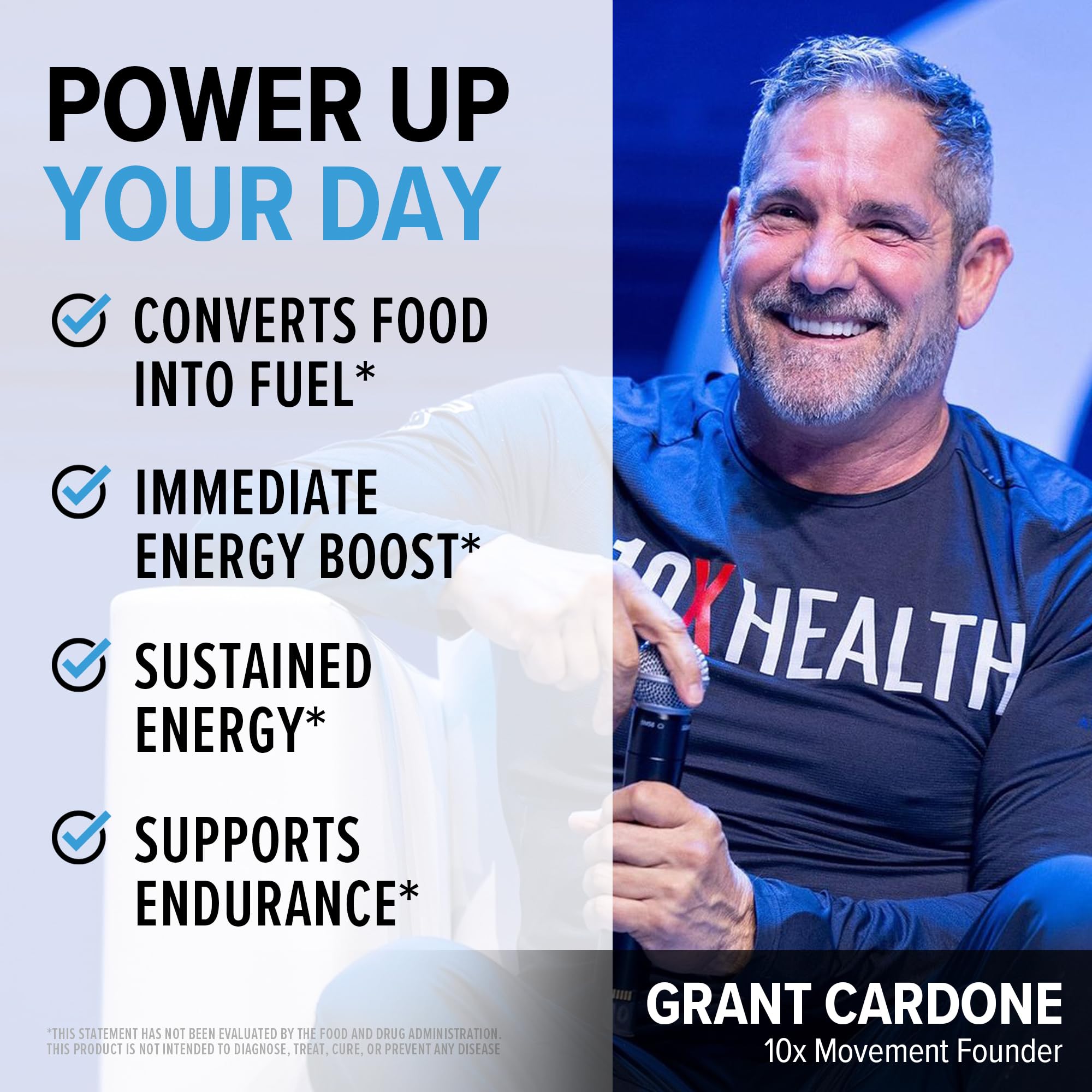 10X Health Wave Crusher BCAAs glow suggests sustained muscle support.