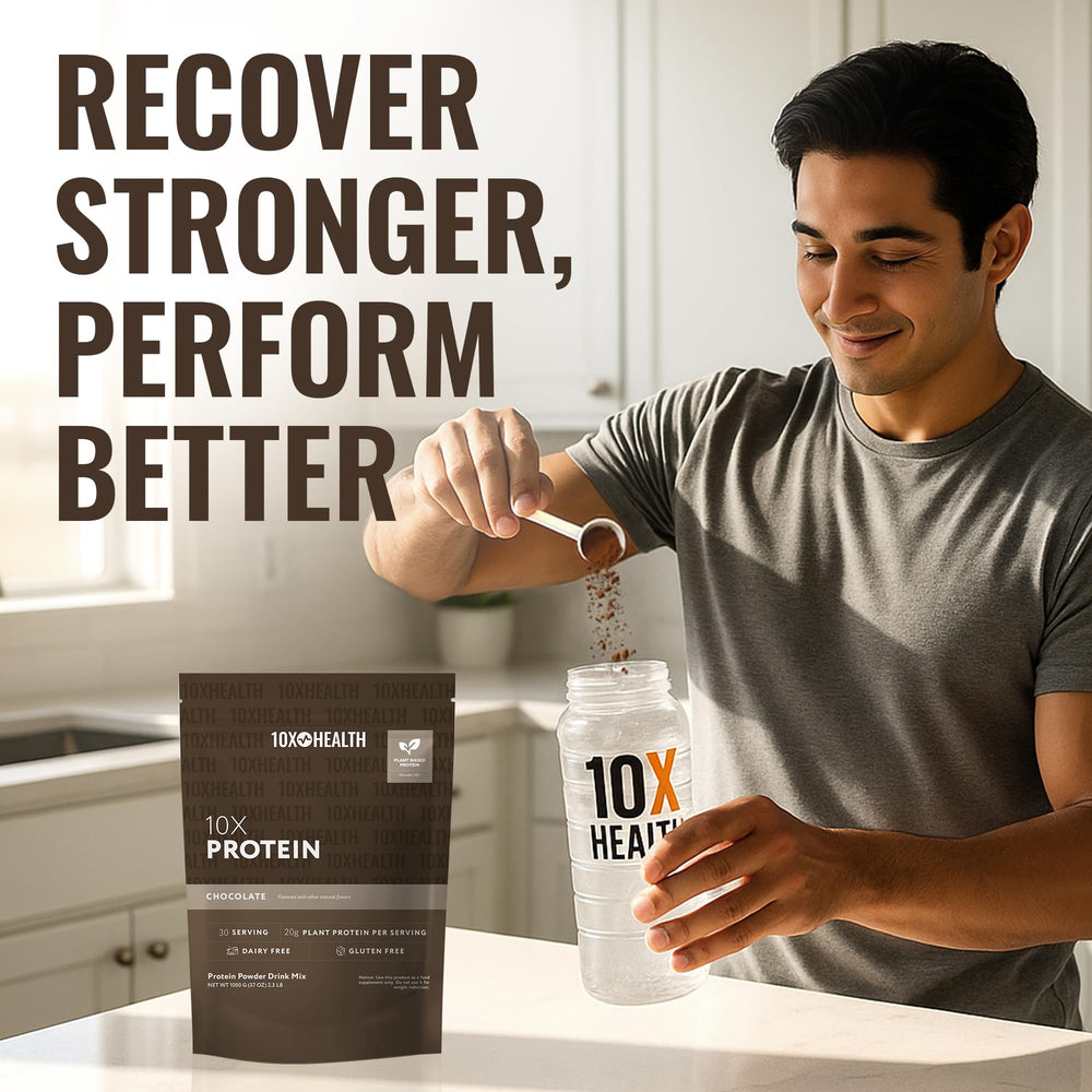 10X Health System vegan protein chocolate daily-use smoothie