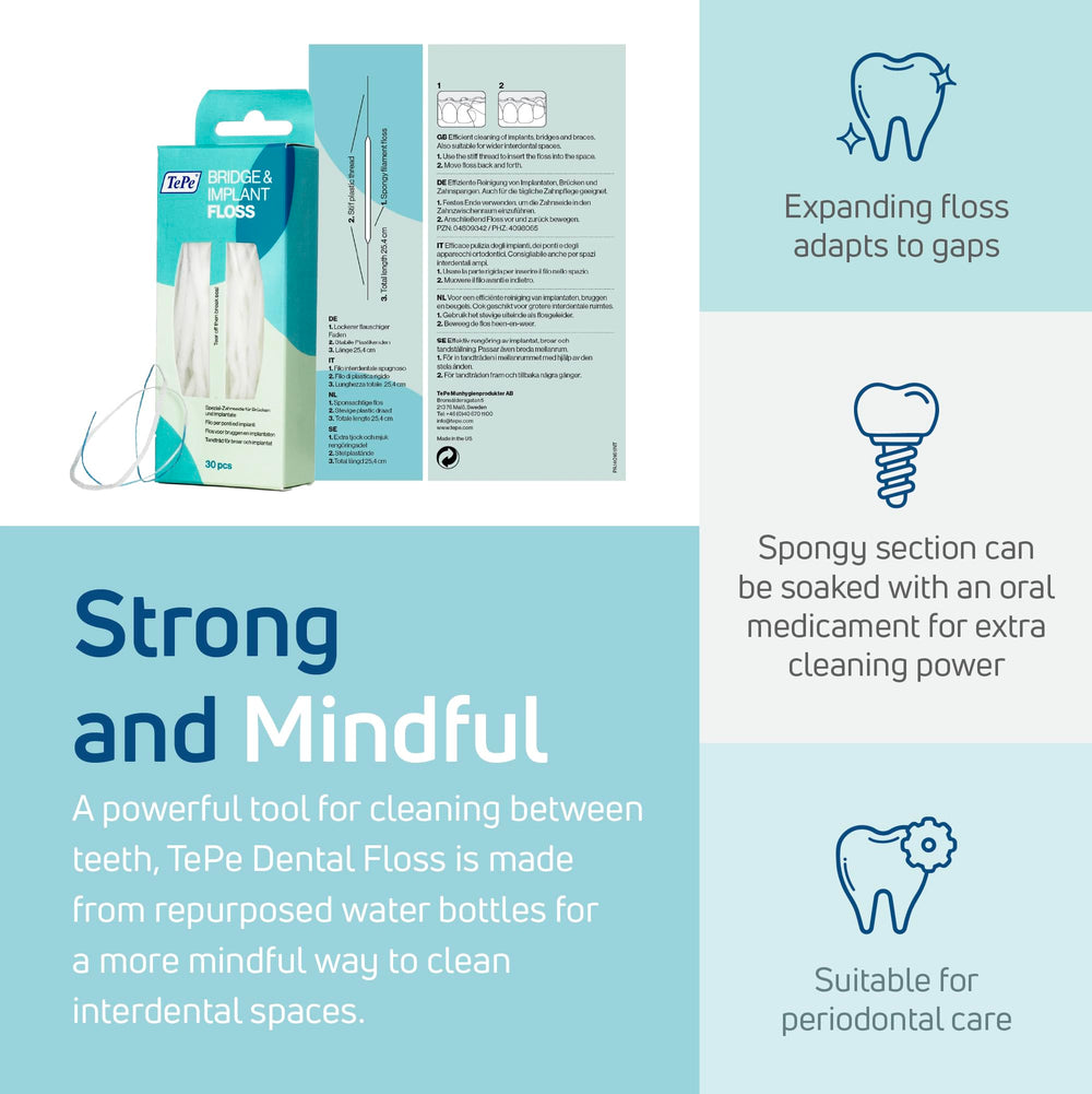 TePe oral care products for implants and braces