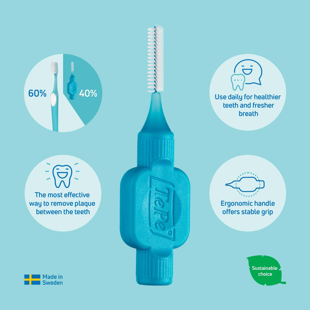 Flexible neck Interdental Brush suitable for braces