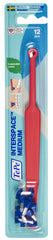 Close-up of single-end tuft on TePe Interspace toothbrush