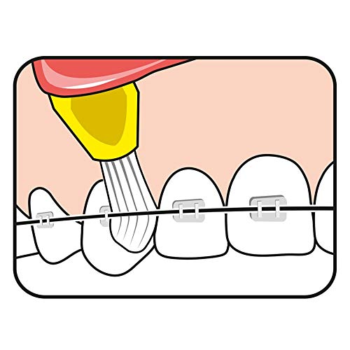 12-pack packaging image of TePe Interspace Angled Medium Toothbrush