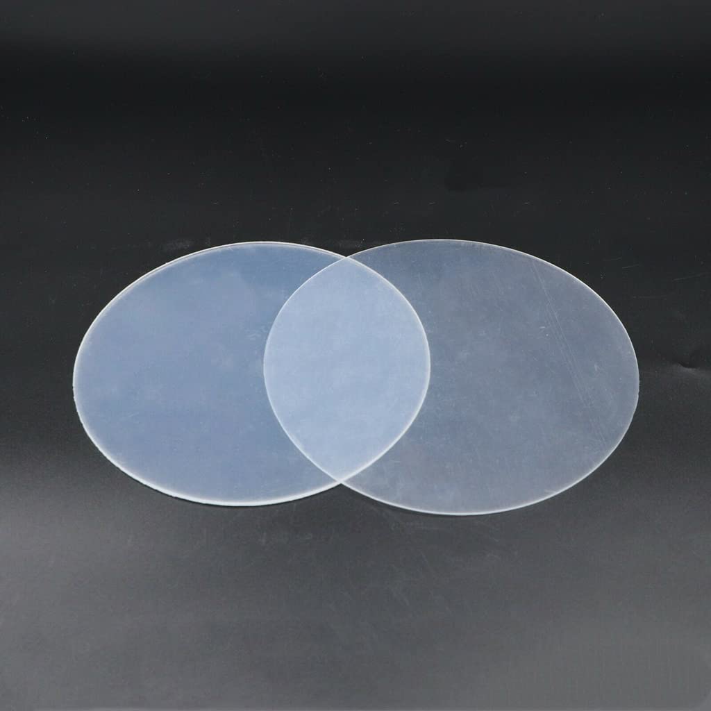 Close-up of 0.8mm hard round splint surface with protective film