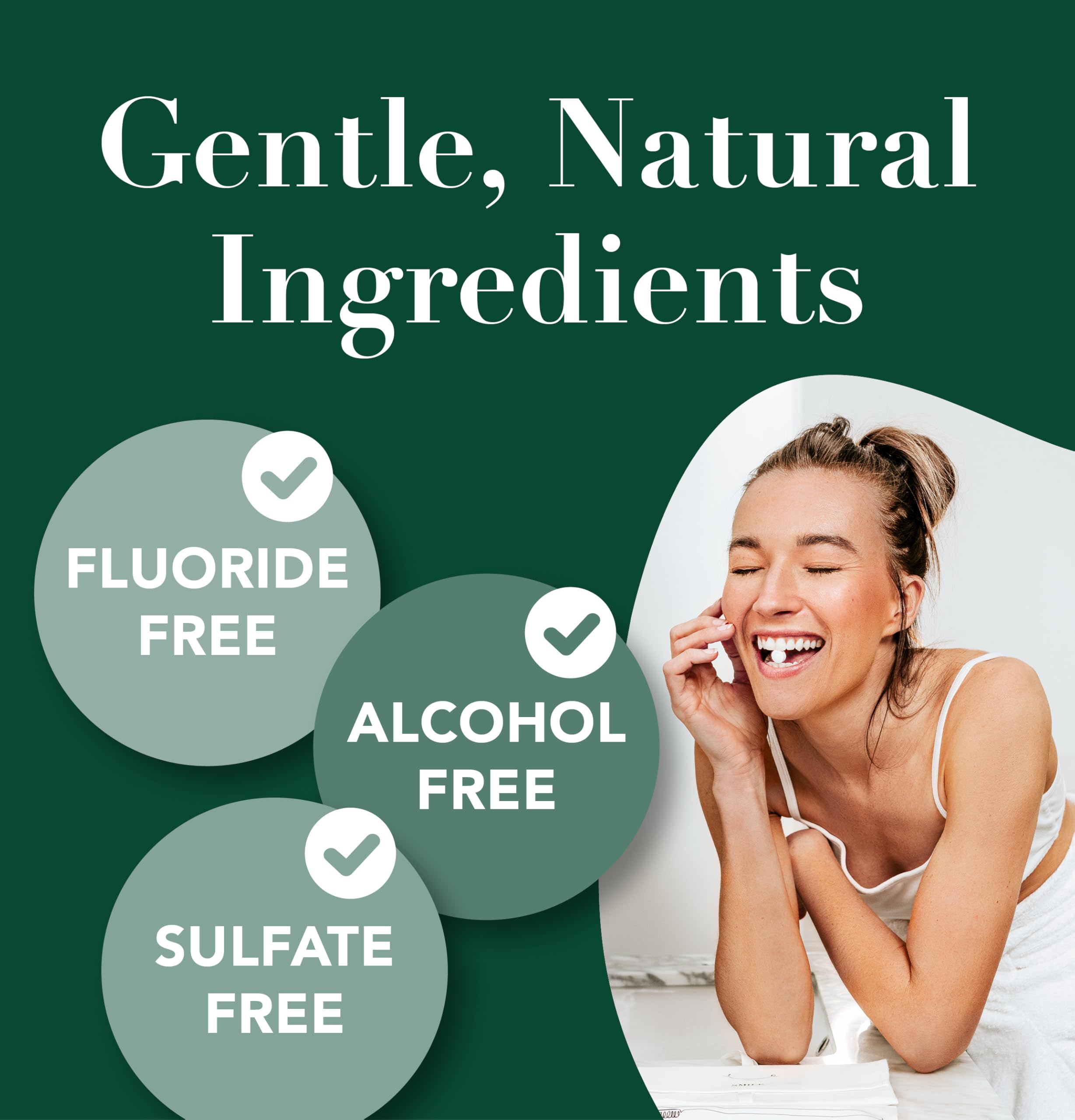 Ingredients list for Gentle Green Mouthwash Tablets