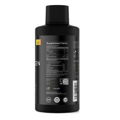 TERRA ELMNT close-up label showing collagen types and vitamin facts