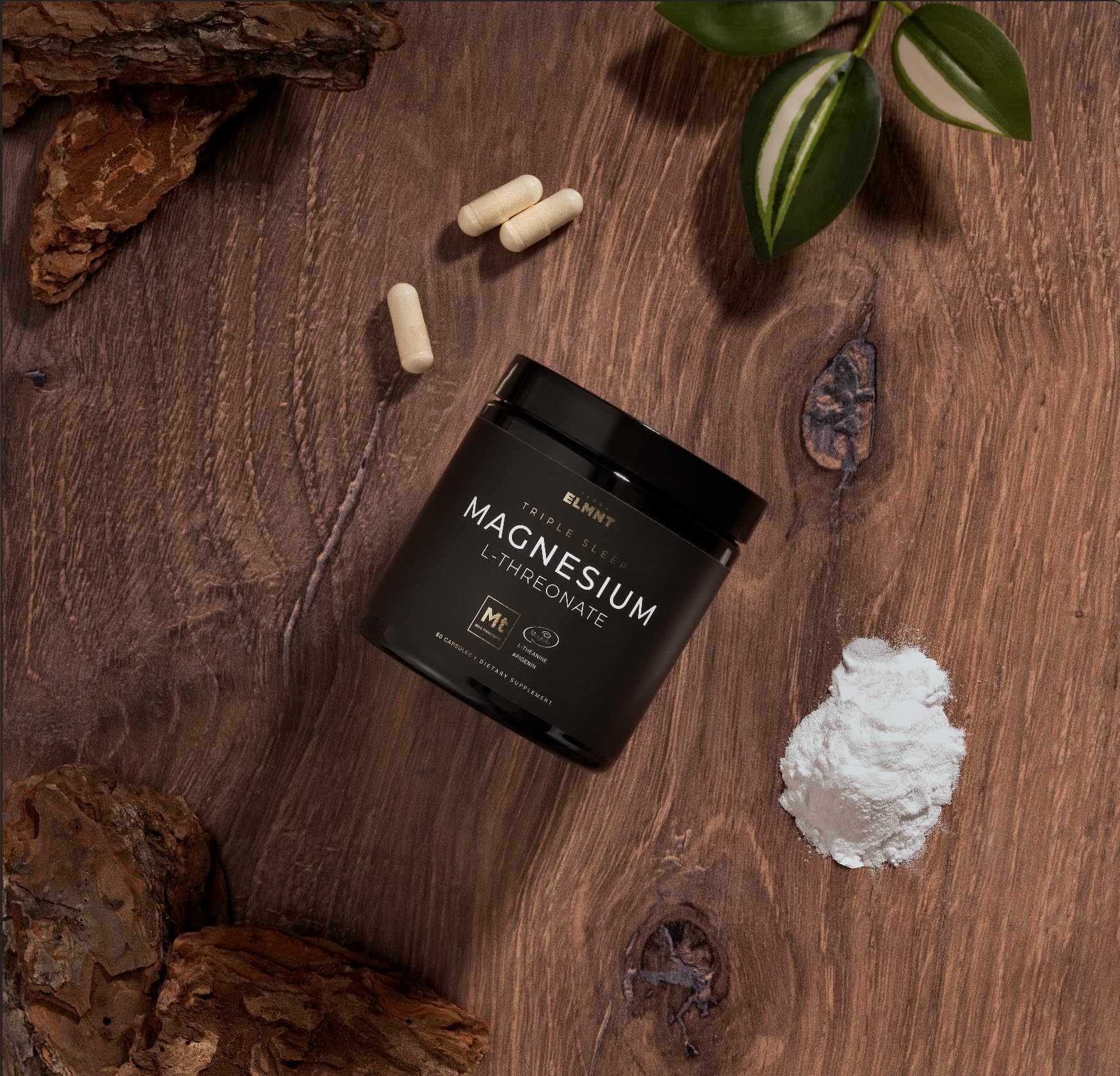 Terra ELMNT Triple Sleep pour scene illustrating measured nightly servings