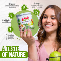 Ingredients label of Terra Kai JUCE Green Superfood Powder
