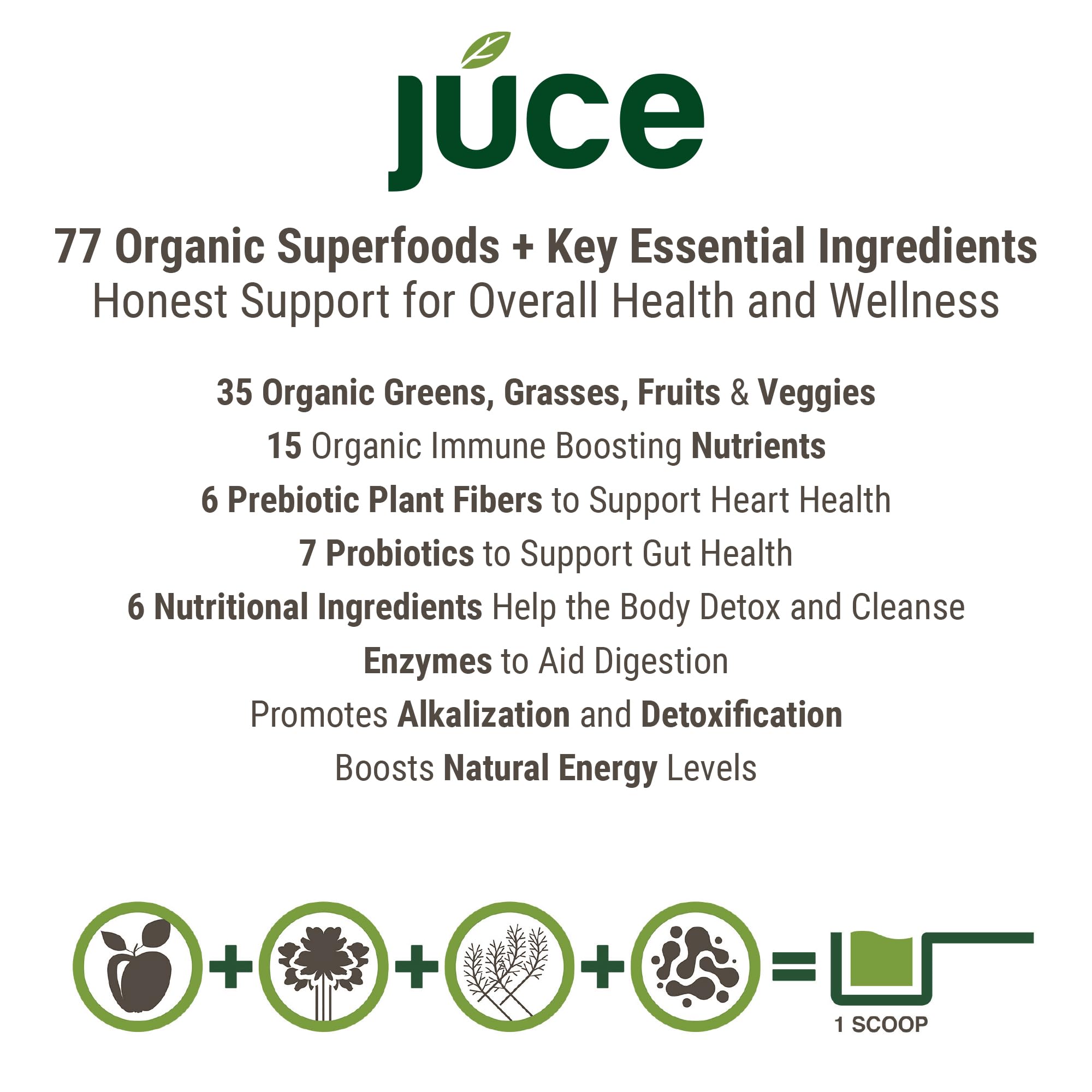 Terra Kai JUCE Green Superfood con hongos adaptógenos para apoyo inmunitario