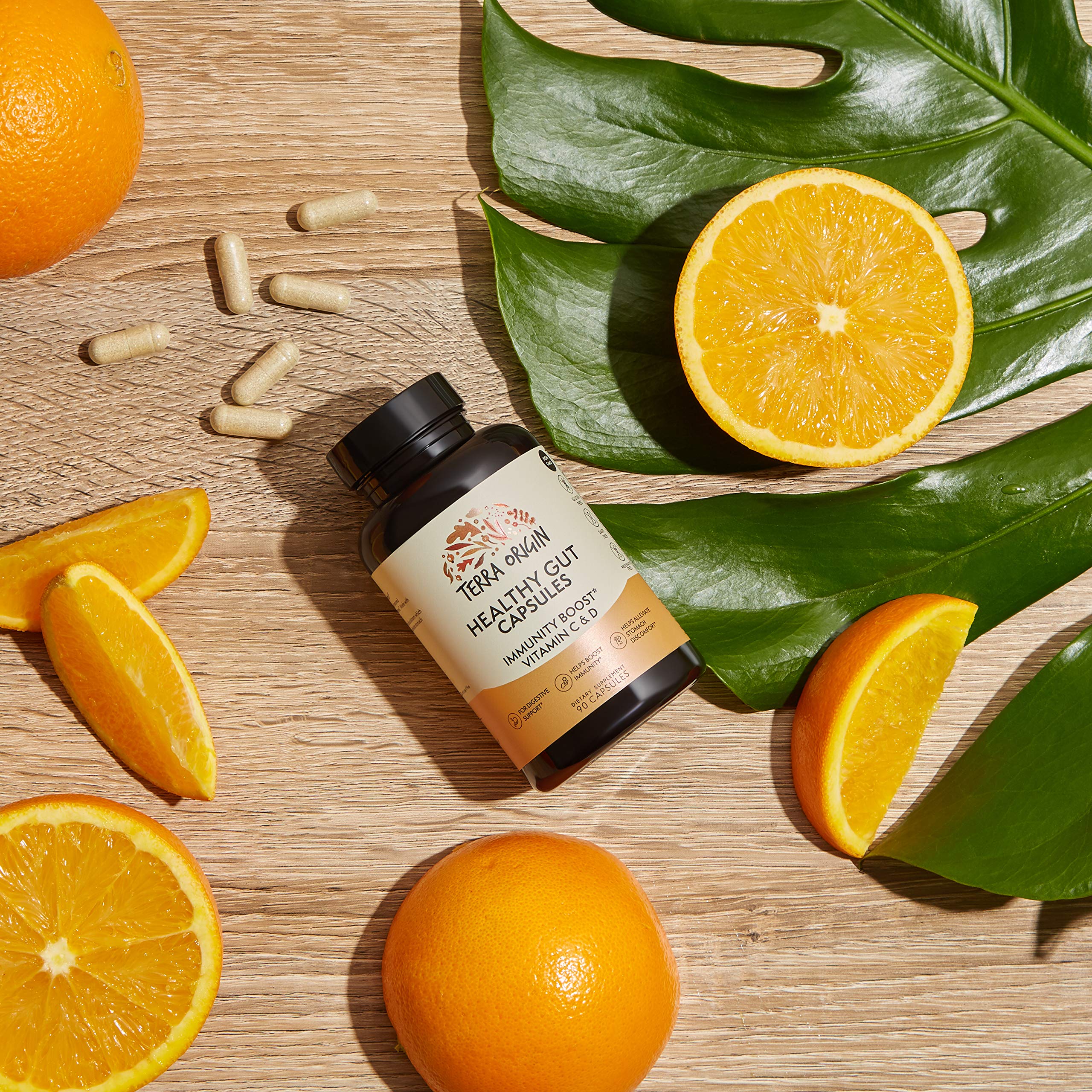 Close-up of L-Glutamine and N-Acetyl Glucosamine ingredients