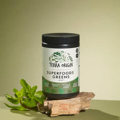 Label showing probiotics and Ashwagandha blend
