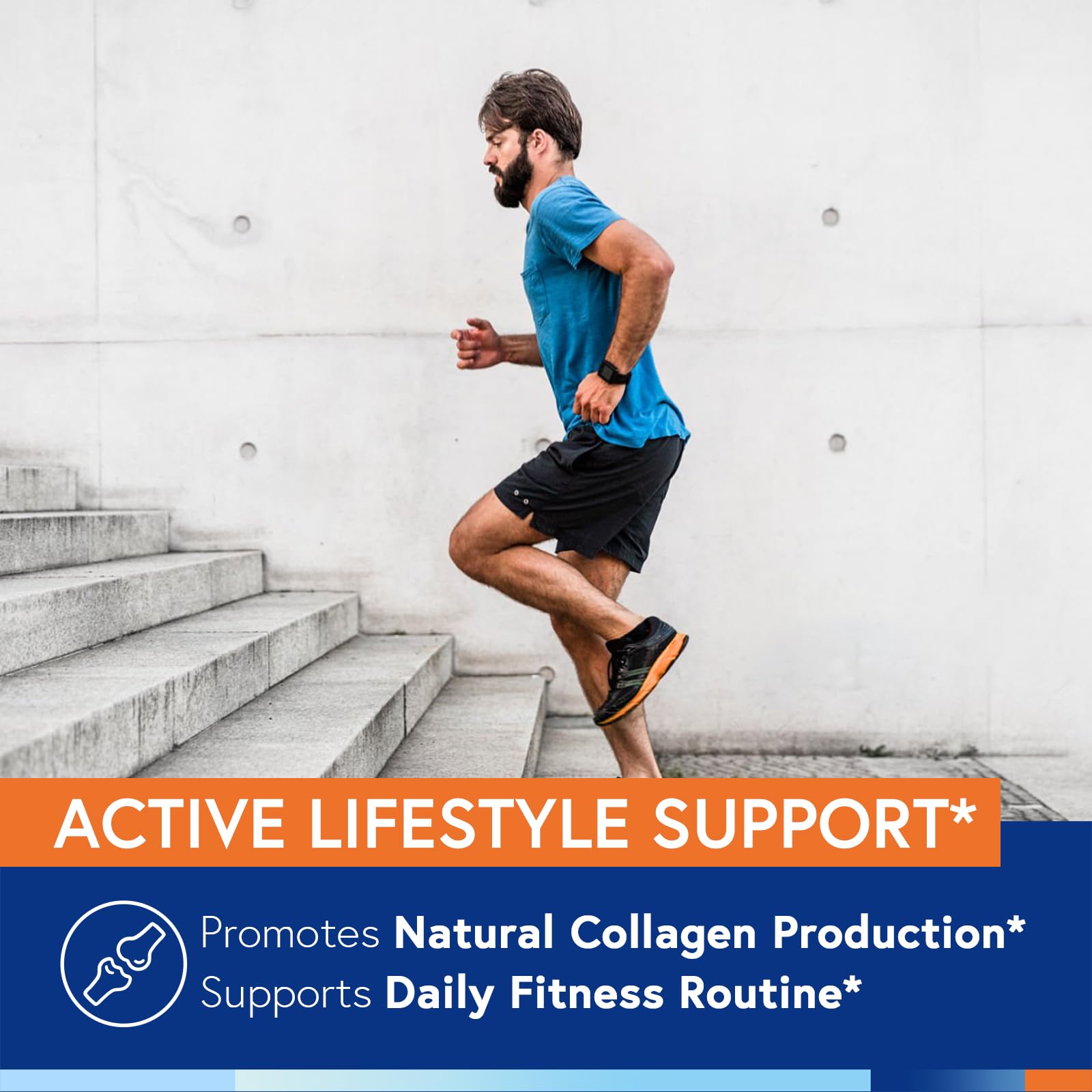 Collagen powder being tested for purity