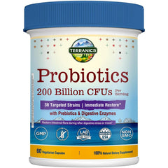 Terranics Daily Probiotics bottle and packaging