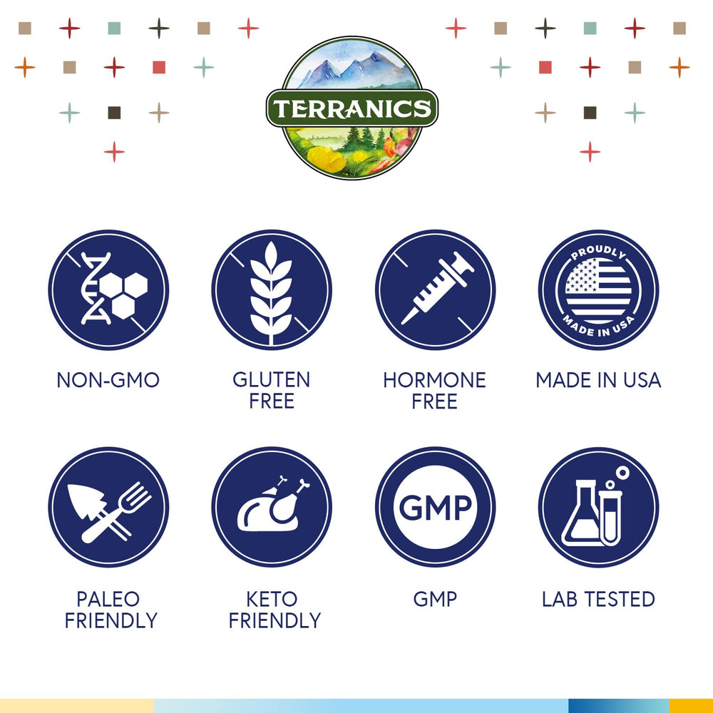 Terranics 60-count veggie capsule packaging