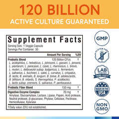 Terranics Probiotics bottle with label close-up