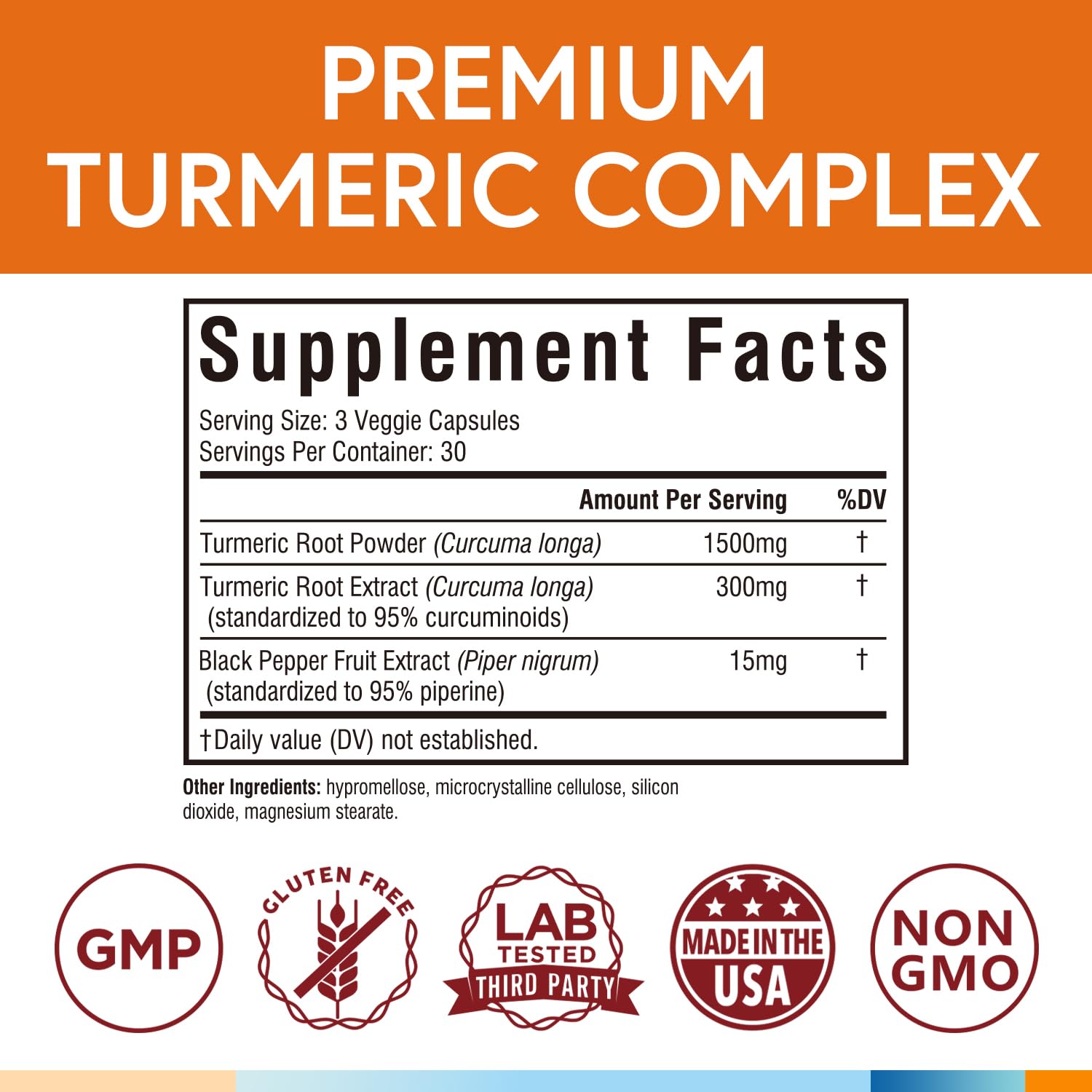 Curcuminoids 95% standard turmeric curcumin ingredients