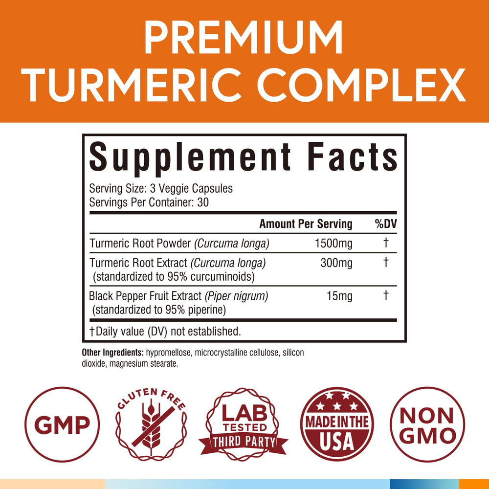 Curcuminoids 95% standard turmeric curcumin ingredients