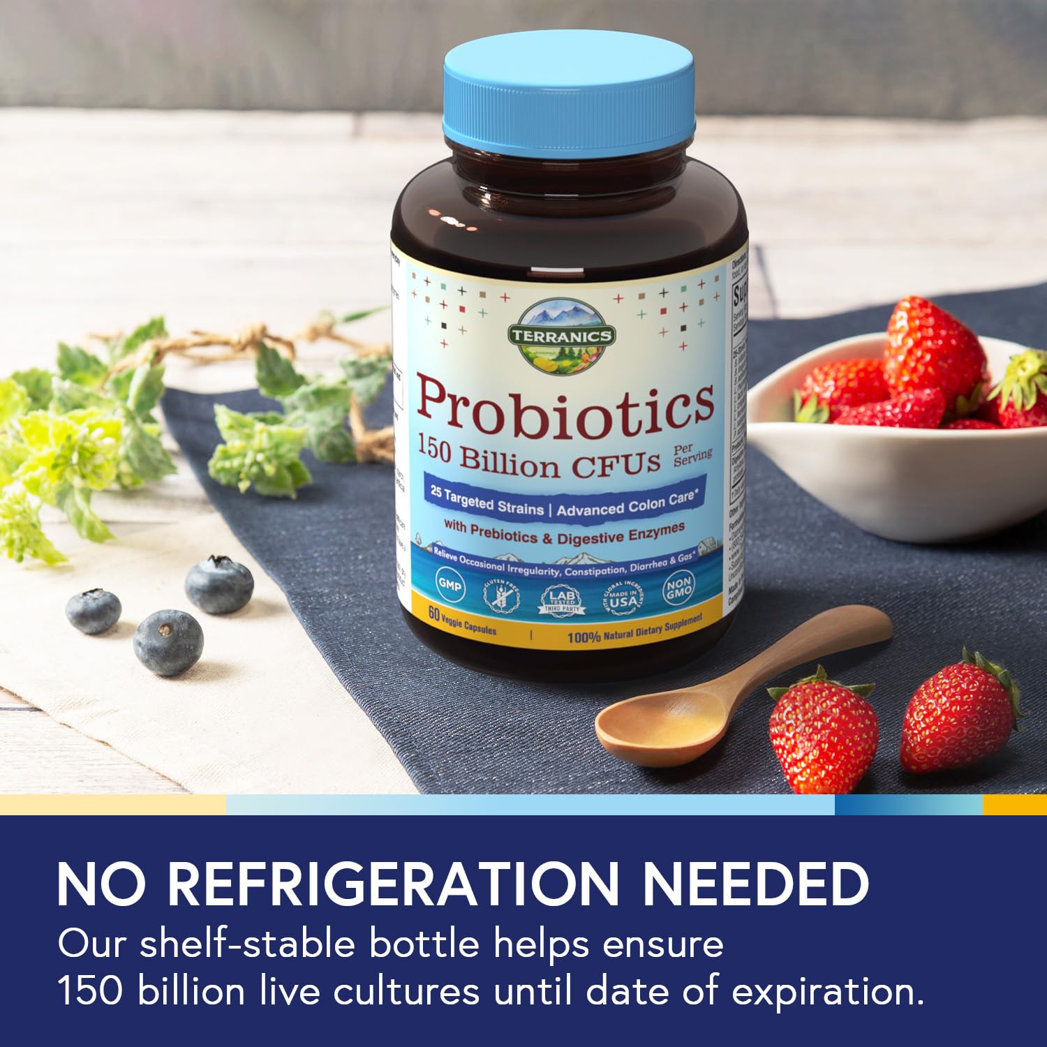 Vegan capsules probiotic pills