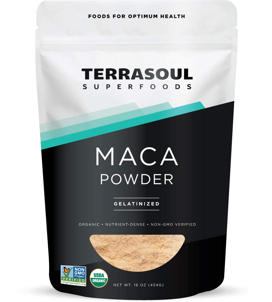 Terrasoul Gelatinized Maca Powder 16 oz pouch