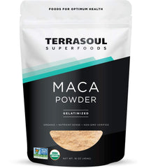 Terrasoul Gelatinized Maca Powder 16 oz pouch