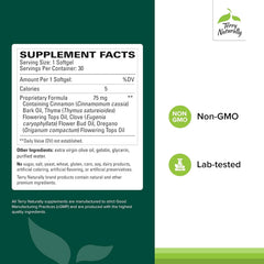 Close-up of Bacteril label highlighting ingredients