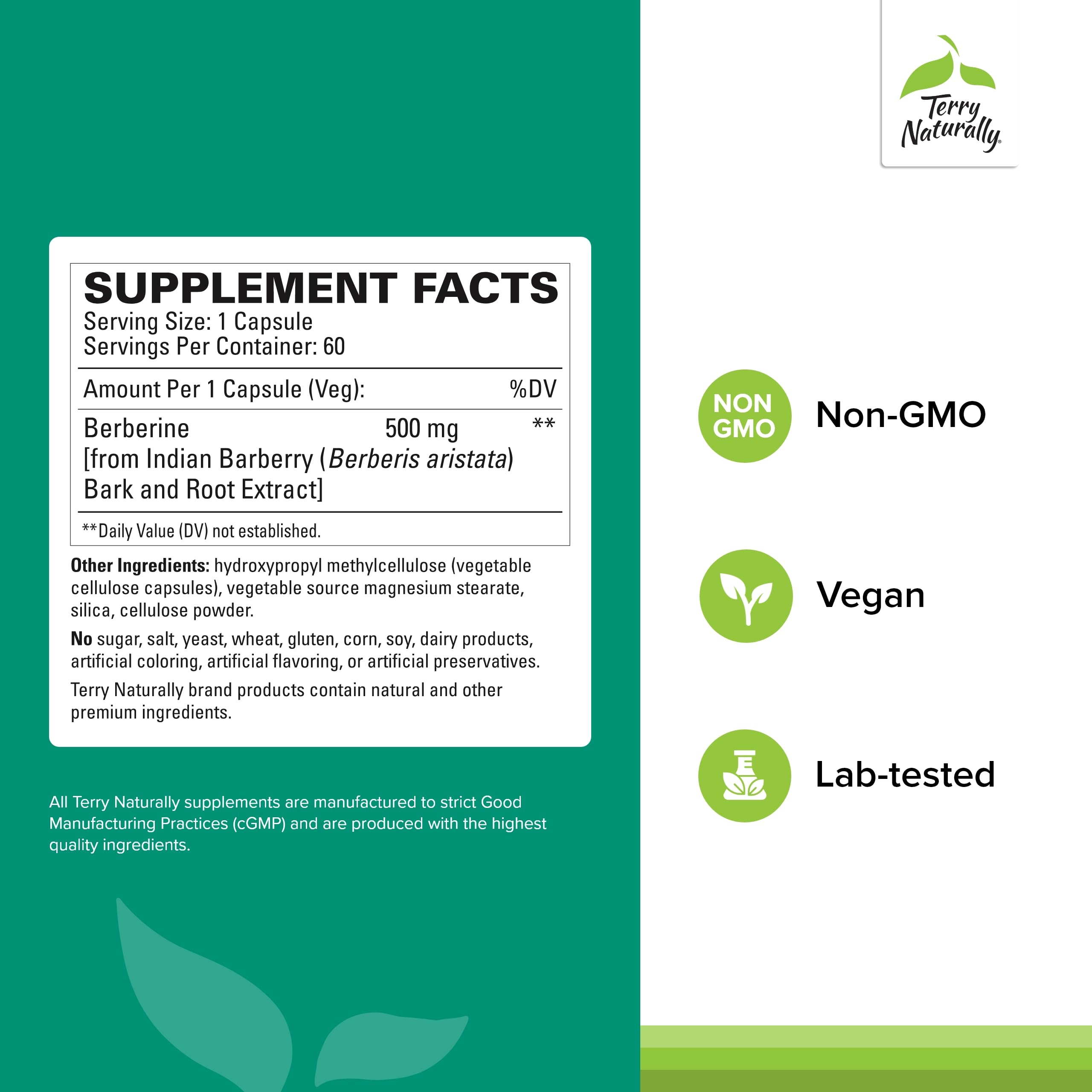 Liver health support berberine supplement image