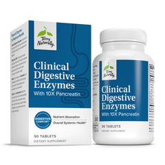 Terry Naturally Clinical Digestive Enzymes bottle with 90 tablets