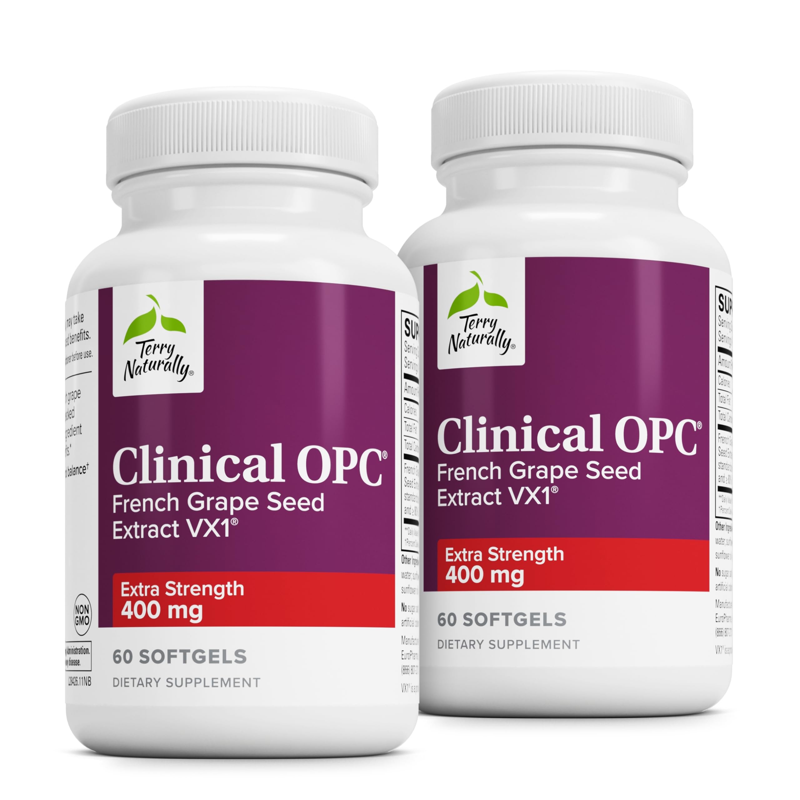 Terry Naturally Clinical OPC Extra Strength bottle and packaging