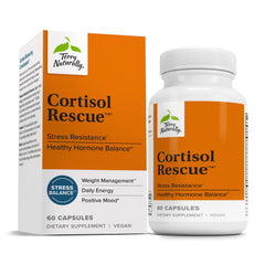 Terry Naturally Cortisol Rescue bottle on display