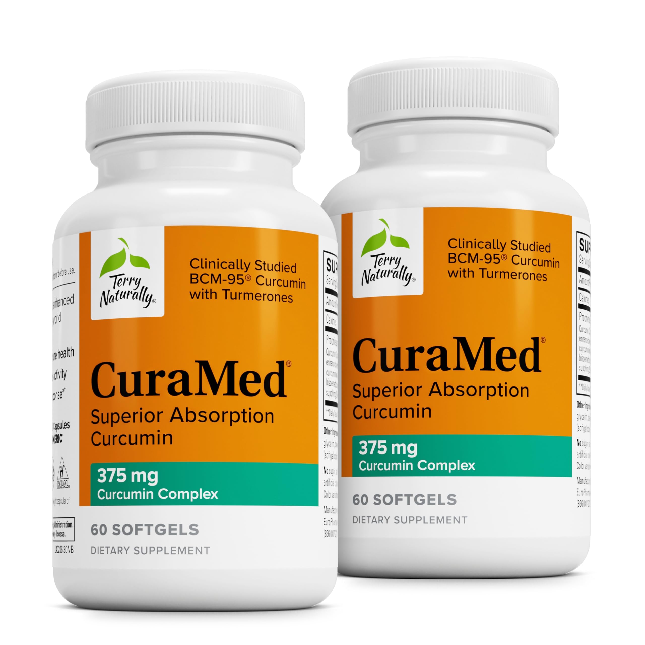 Terry Naturally CuraMed 375mg bottle front view