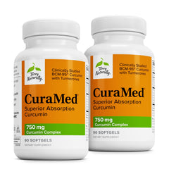 Two-pack Terry Naturally CuraMed 750mg bottles