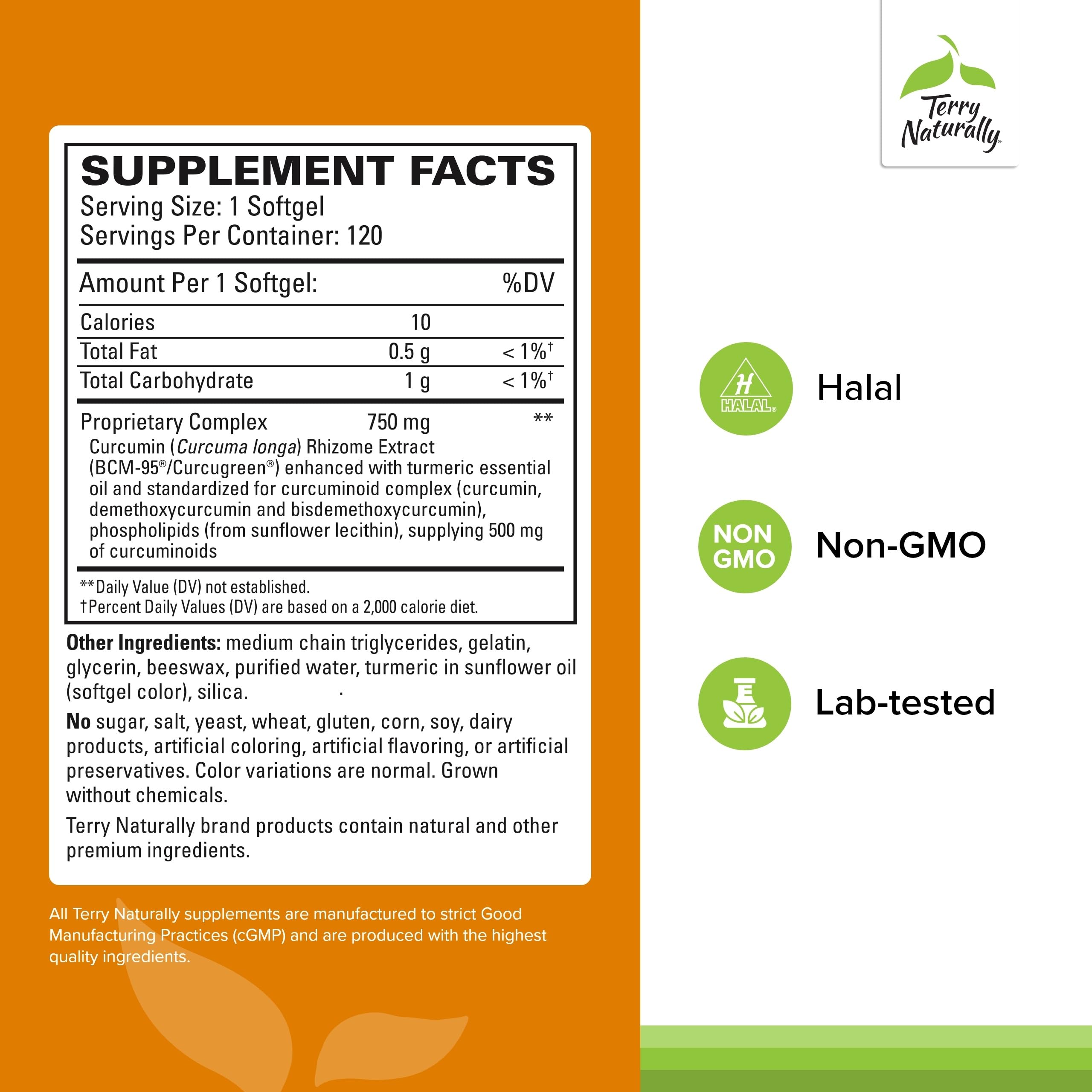 Close-up of CuraMed 750 mg softgels