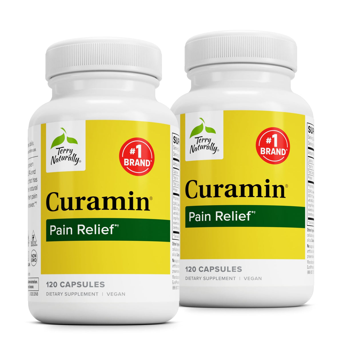 Terry Naturally Curamin 120 capsules pack (2 bottles) - front view