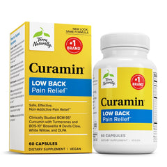 Terry Naturally Curamin Low Back Pain Relief 60 capsules bottle