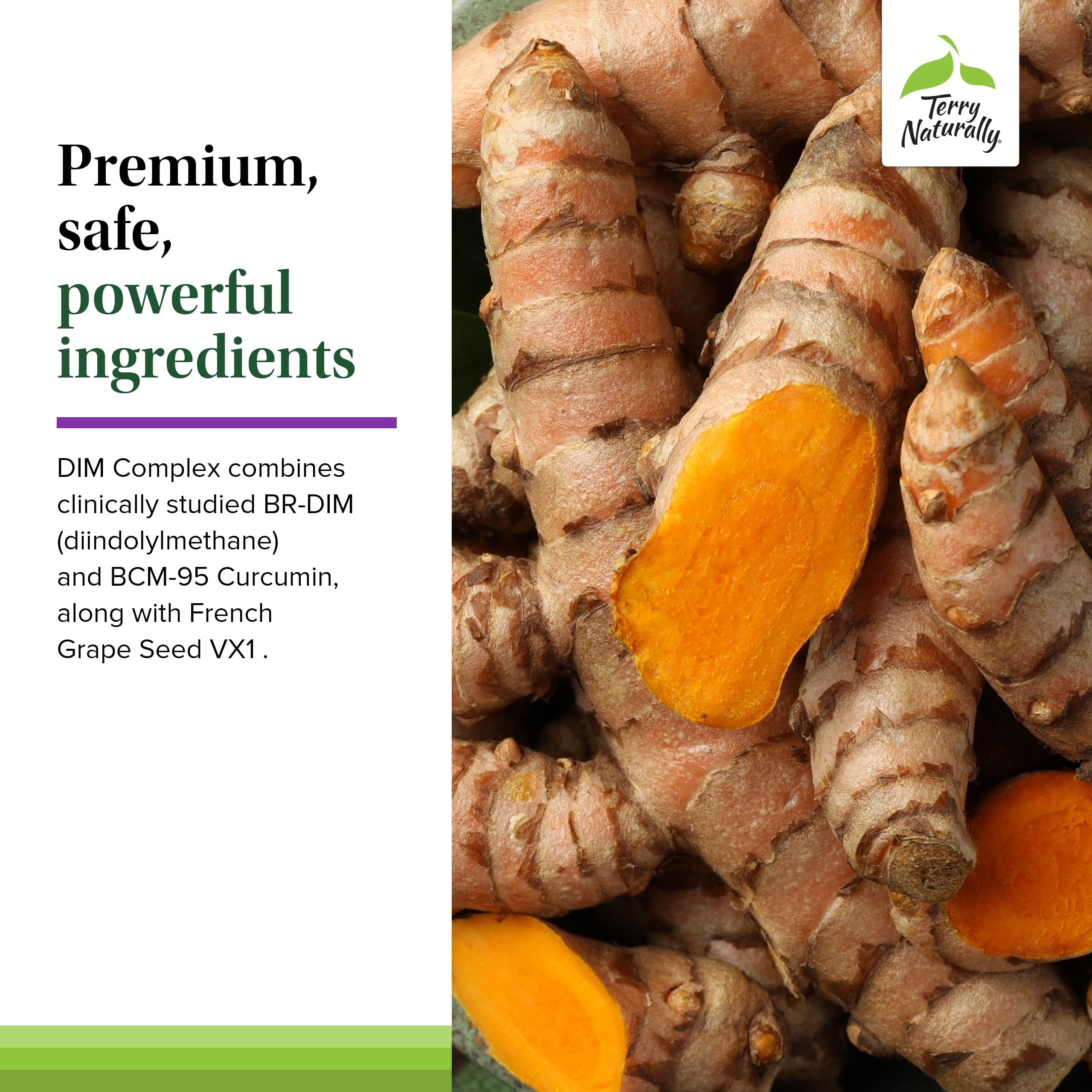 Labels and icons emphasizing vegan, non-GMO, allergen-free