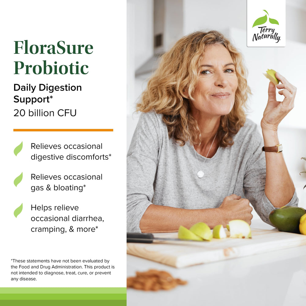 Graphic showing probiotic strains Lactobacillus plantarum, Lactobacillus rhamnosus, and Bifidobacterium bifidum